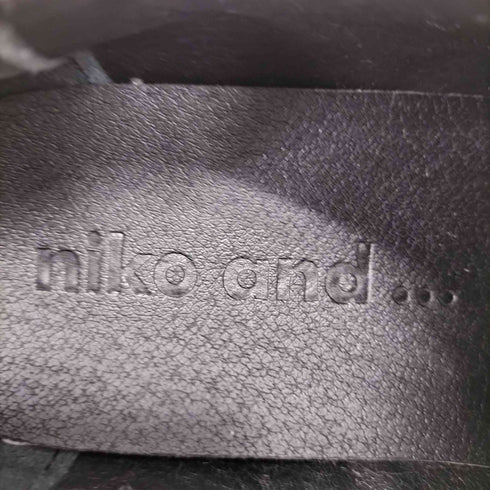 ニコアンド niko and... 2Pレースアップシューズ レディース M