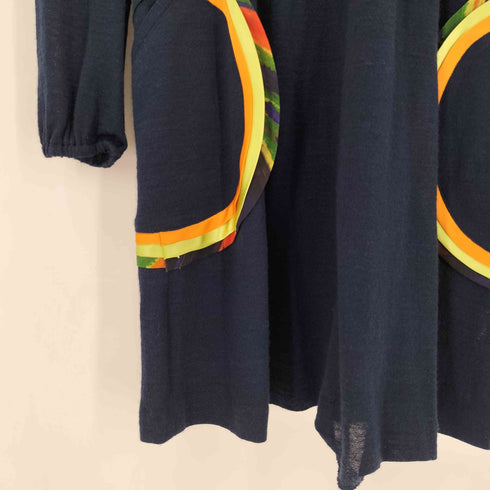 ツモリチサト TSUMORI CHISATO 襟デザイン 長袖 チュニック ワンピース レディース JPN:2