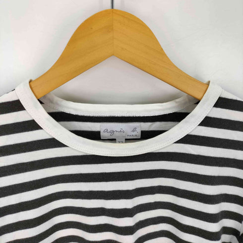 アニエスベー agnes b. ボーダーカットソー レディース T2