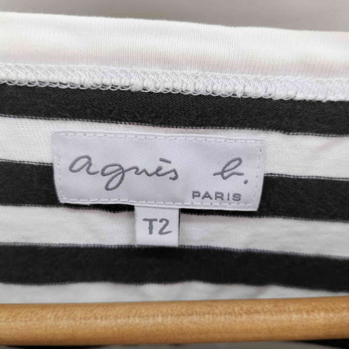 アニエスベー agnes b. ボーダーカットソー レディース T2
