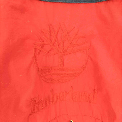 ティンバーランド Timberland フードパッカブル フロントロゴ ナイロンアノラック メンズ import:XS