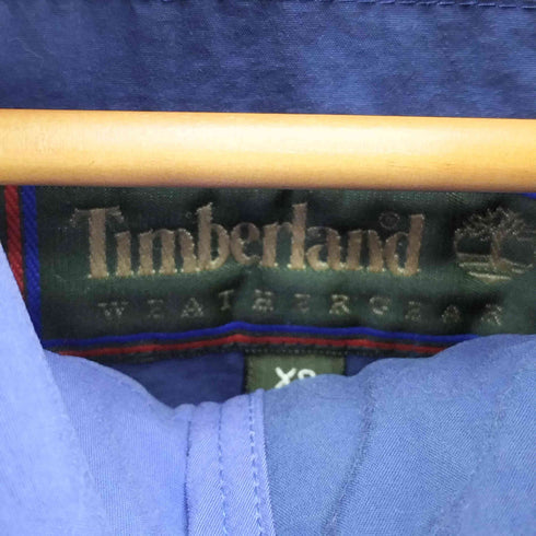 ティンバーランド Timberland フードパッカブル フロントロゴ ナイロンアノラック メンズ import:XS