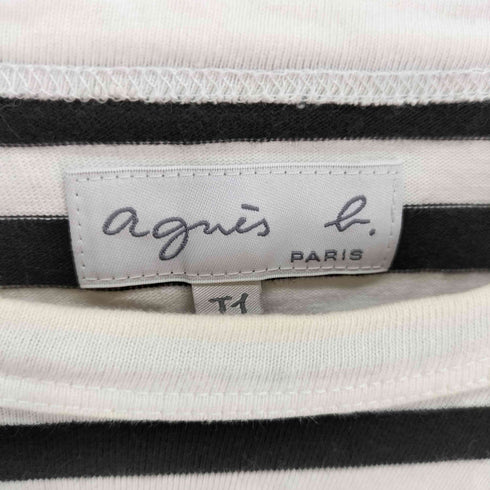 アニエスベー agnes b. ボーダーカットソー レディース T1