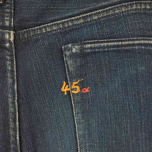 フォーティーファイブアール 45R ボタンフライデニムパンツ レディース US:26-27