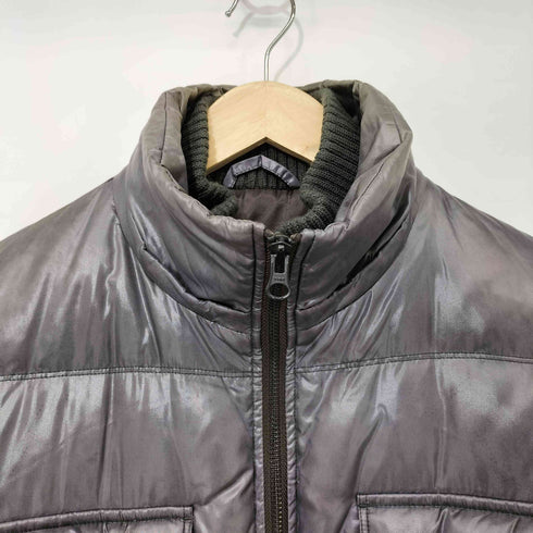 バーニーズニューヨーク BARNEYS NEWYORK レイヤード ダブルジップ ダウンジャケット メンズ import:L