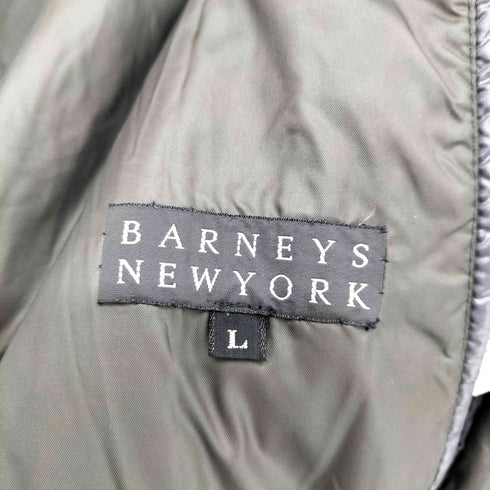 バーニーズニューヨーク BARNEYS NEWYORK レイヤード ダブルジップ ダウンジャケット メンズ import:L