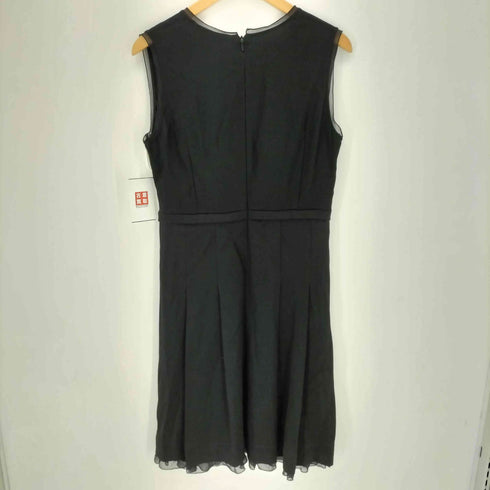 マックスマーラ MAX MARA 裾プリーツ ノースリーブ ワンピース レディース US:8