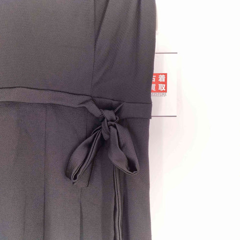 マックスマーラ MAX MARA 裾プリーツ ノースリーブ ワンピース レディース US:8