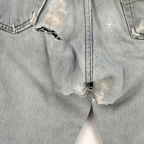 リーバイス Levis 80S ボタン裏524 501-0117 ハチマル 赤耳 カットオフ 黒カン メンズ 32×40
