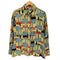 ジェーシーペニー JC Penney 70-80s 総柄 スリム L/S シャツ レディース 13/14