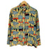 ジェーシーペニー JC Penney 70-80s 総柄 スリム L/S シャツ レディース 13/14