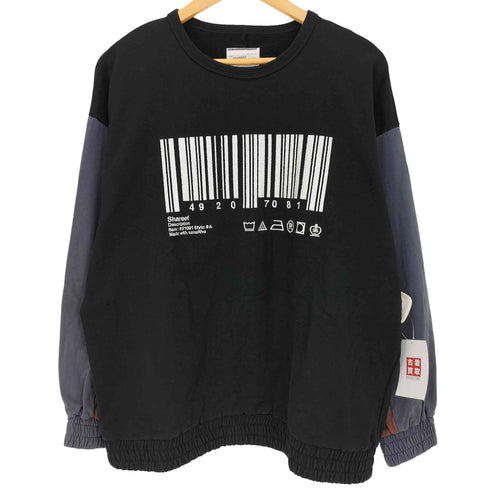シャリーフ SHAREEF 18aw BARCORD BIG SWEAT メンズ JPN:1