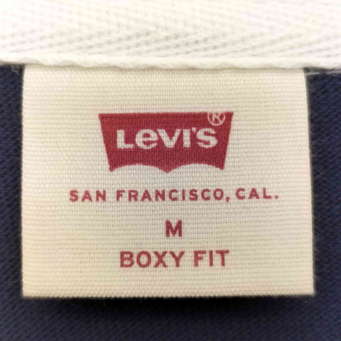 リーバイス Levis ハドソン ボックス ラグビーシャツ メンズ import:M