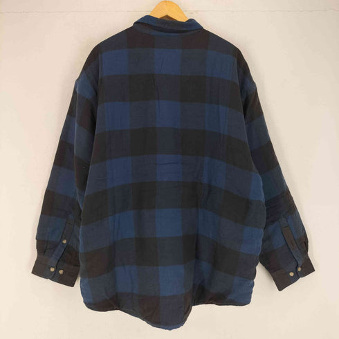 ベーシックエディションズ BASIC EDITIONS 裏地キルティングチェックシャツ メンズ import:XL
