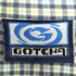 GOTCHA 90s インド製 ロゴ刺繍 フラップポケット オープンカラー チェック S/S シャツ メンズ import:L