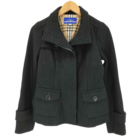 バーバリーロンドン BURBERRY LONDON ウールショート トレンチコート レディース 38