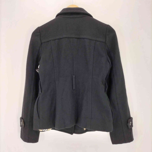 バーバリーロンドン BURBERRY LONDON ウールショート トレンチコート レディース 38
