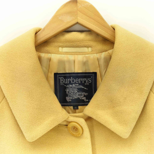 バーバリーズ BURBERRYS アンゴラ ウール ロングステンカラーコート レディース 15