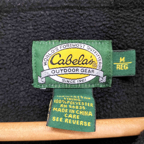 カベラス Cabela's チェックシャツ 裏地フリース メンズ import:M