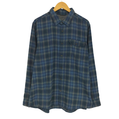 ジョージ GEORGE チェックボタンシャツ メンズ import:XL