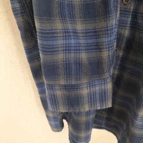 ジョージ GEORGE チェックボタンシャツ メンズ import:XL