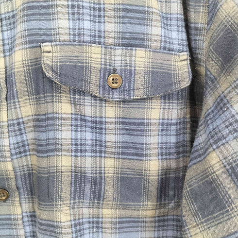 ジョージ GEORGE チェックボタンシャツ メンズ import:XL