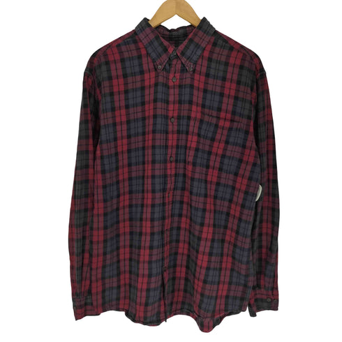 セントジョンズベイ STJOHNS BAY チェック柄ボタンダウンシャツ メンズ import:L