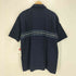 ピコ PIKO 00s 刺繍ウィンドーペン ジップアップ S/S シャツ メンズ import:L