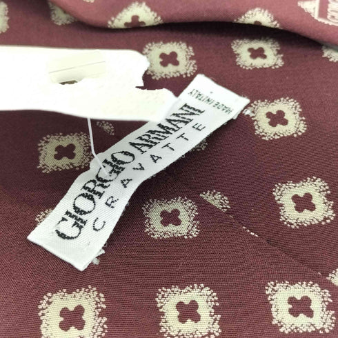 ジョルジオアルマーニ Giorgio Armani 総柄 ネクタイ メンズ