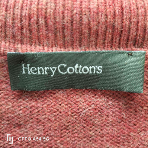 ヘンリーコットンズ Henry Cottons ウールポロニット メンズ