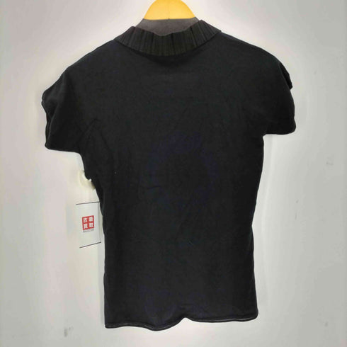 サルヴァトーレフェラガモ Salvatore Ferragamo ガンチーニロゴ ブラックニットS/S レディース import:XS