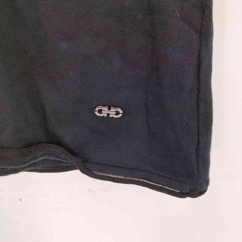 サルヴァトーレフェラガモ Salvatore Ferragamo ガンチーニロゴ ブラックニットS/S レディース import:XS
