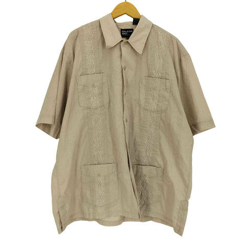 FALCON BAY 襟芯 S/S キューバ シャツ メンズ import:XXL