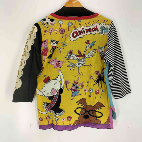 アルベロベロ OLLEBOREBLA キャラクタープリントロゴカットソー レディース