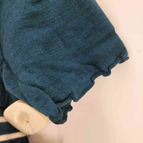 ウノピゥウノウグァーレトレリラックス 1PIU1UGUALE3 RELAX VINTAGE YARN DYE PLAIN / BORDER BY-COLOR CREW cut レディース import:L