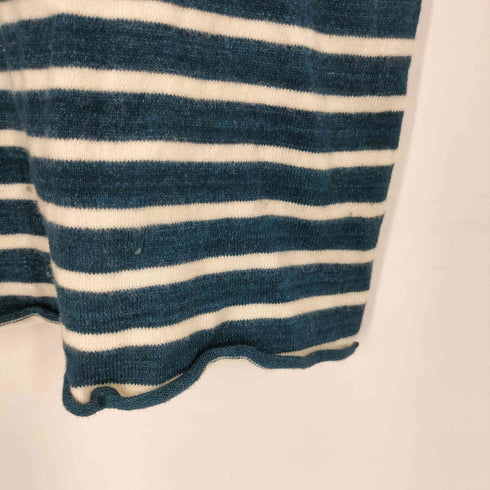ウノピゥウノウグァーレトレリラックス 1PIU1UGUALE3 RELAX VINTAGE YARN DYE PLAIN / BORDER BY-COLOR CREW cut レディース import:L