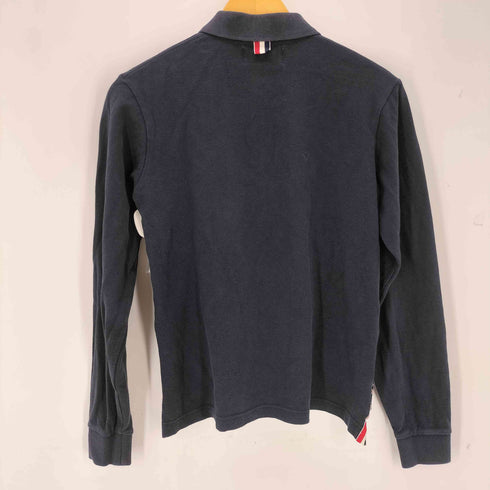トムブラウン THOM BROWNE トリコロールロングスリーブポロシャツ レディース 0