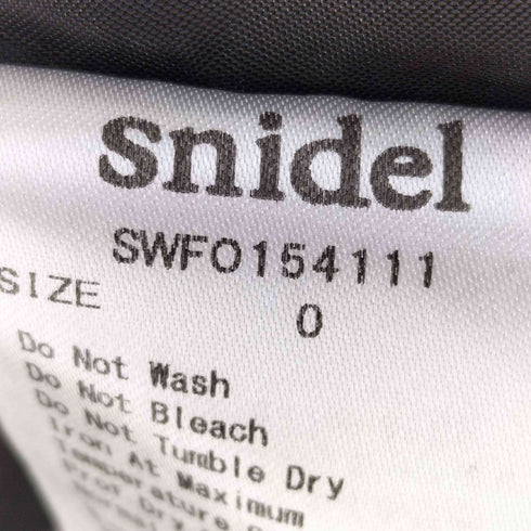 スナイデル snidel タフタミニドレス レディース JPN:0