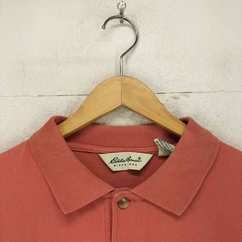 エディーバウアー Eddie Bauer 白タグ ポロシャツ メンズ import:L