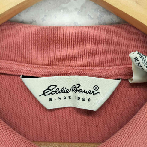 エディーバウアー Eddie Bauer 白タグ ポロシャツ メンズ import:L