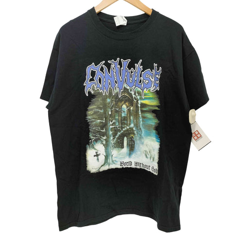 ギルダン GILDAN WORLD WITHOUT GOD フィニッシュデスメタル バンド 来日 アートワーク プリント S/S Tシャツ メンズ import:L
