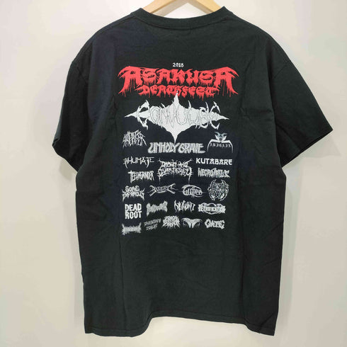 ギルダン GILDAN WORLD WITHOUT GOD フィニッシュデスメタル バンド 来日 アートワーク プリント S/S Tシャツ メンズ import:L