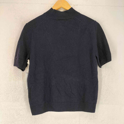 ユニクロ UNIQLO CASHMERE 100% カシミヤモックネックセーター5分袖 ニット レディース JPN:L