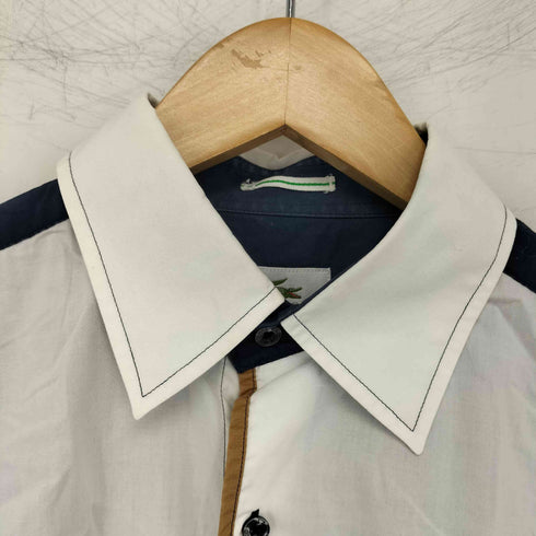 ラコステ LACOSTE バイカラー 長袖シャツ メンズ JPN:2
