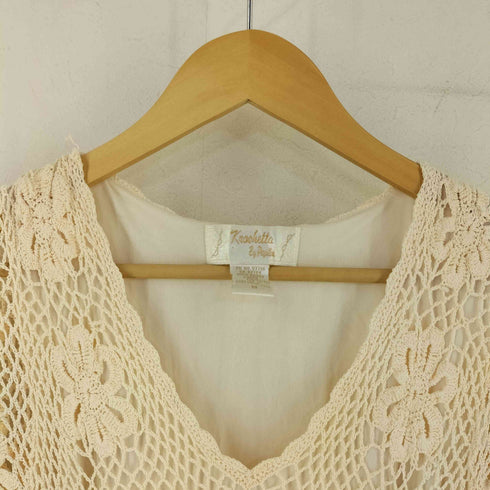KROCHETTA BY PAPILLON レーヨン カギ編みワンピース レディース import:M