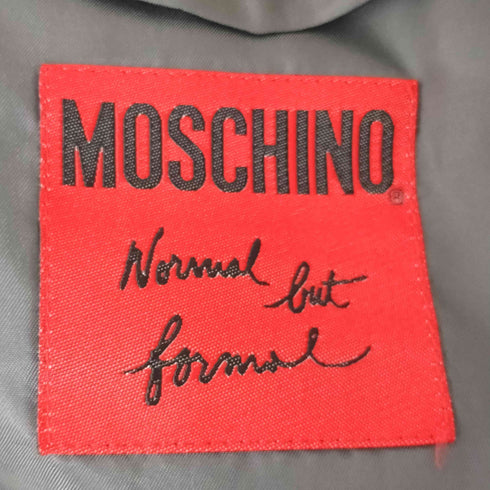 モスキーノ MOSCHINO ウールテーラードジャケット セットアップ メンズ 48R