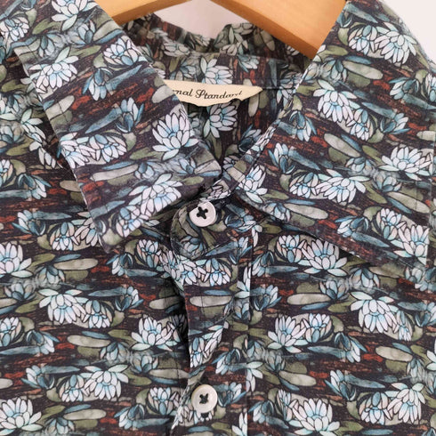 ジャーナルスタンダード JOURNAL STANDARD 花柄 コットン L/S シャツ メンズ JPN:L