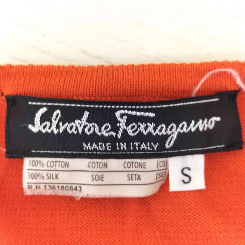 サルヴァトーレフェラガモ Salvatore Ferragamo シルクカーディガン レディース import:S