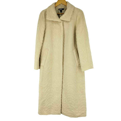 ダナキャランニューヨーク DKNY ステンカラー シャギー コート レディース JPN:4
