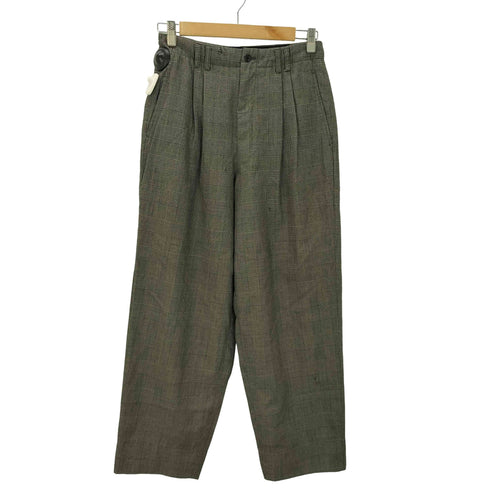 コムデギャルソンオム COMME des GARCONS HOMME 80s 川久保オム ワイド スラックス グレンチェック 千鳥格子 2タック メンズ JPN:M